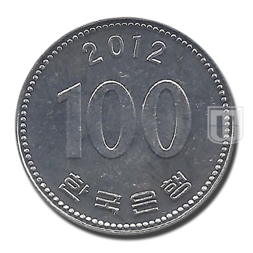100 Won | 2012 | KM 35.2 | R