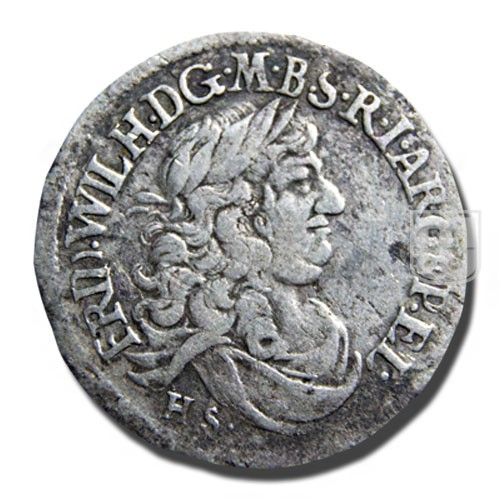 1/3 THALER (1/2 Gulden) | 1675 HS | KM 379 | O
