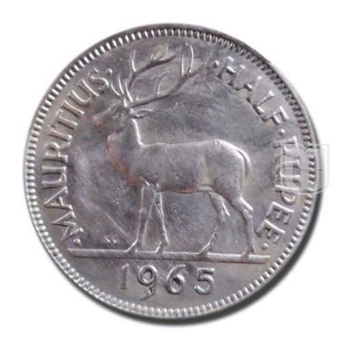 Half Rupee | 1965 | KM 37.1 | R
