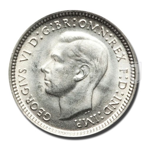 3 Pence | 1948 | KM 37a | O