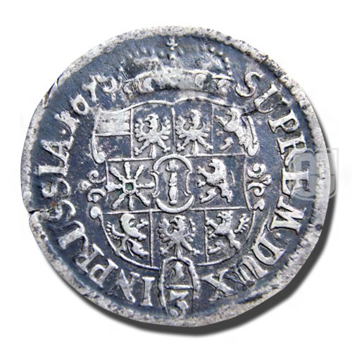 1/3 THALER (1/2 Gulden) | 1675 HS | KM 391 | R