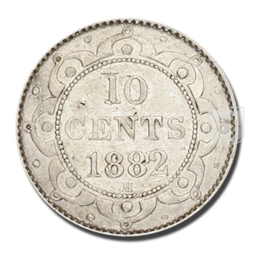 Ten Cents 1882 KM 3 Coins Mintage World