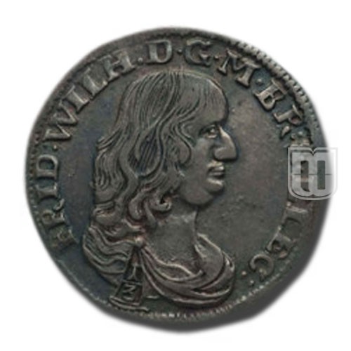 1/3 THALER (1/2 Gulden) | 1670 HB | KM 410 | O