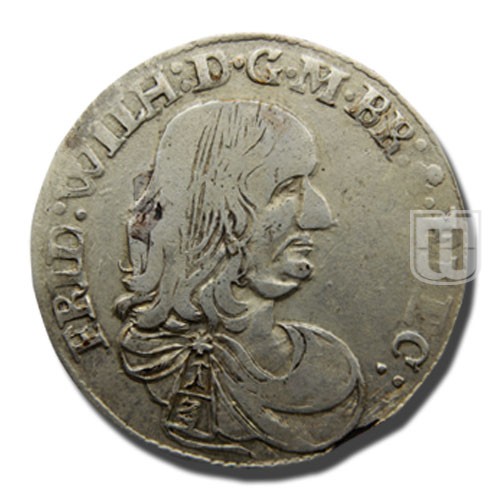 1/3 THALER (1/2 Gulden) | 1672 IW | KM 410 | O
