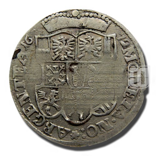 1/3 THALER (1/2 Gulden) | 1672 IW | KM 410 | R