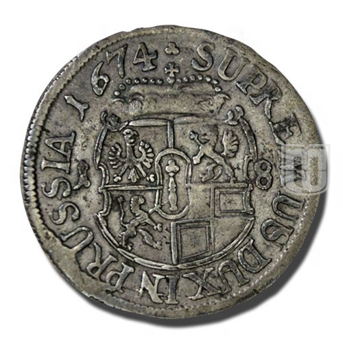 18 Groschen (1/5 Thaler) | 1674 CV | KM 431 | R