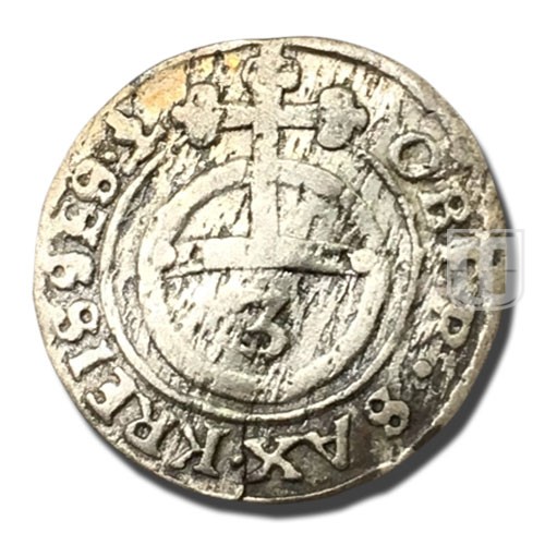 3 PFENNIGE | 1661 CR | KM 445 | R