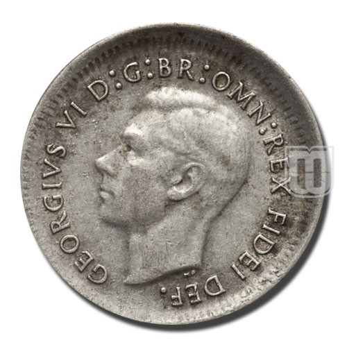 3 Pence | 1949 | KM 44 | O