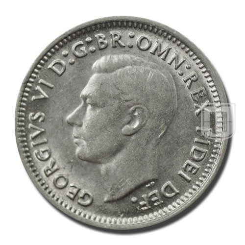 3 Pence | 1952 | KM 44 | O