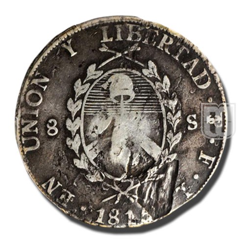 8 Reales | No Date (1832-34) | KM 45 | R