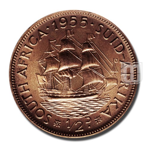 1/2 Penny | 1955 | KM 45 | R