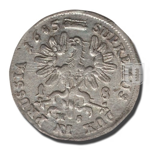 18 Groschen (1/5 Thaler) | 1685 HS | KM 468 | R
