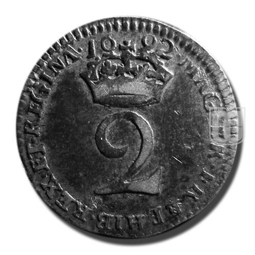 Two Pence (Half Groat) | 1692 | KM 469 | R