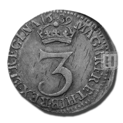 Three Pence | 1689 | KM 470.1 | R