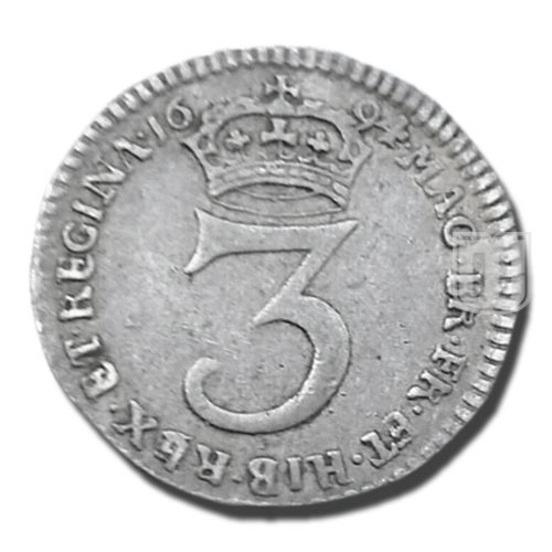 Three Pence | 1694 | KM 470.2 | R