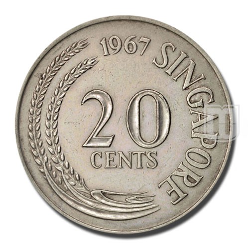 20 Cents | 1967 | KM 4 | O
