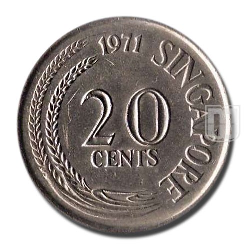 20 Cents | 1971 | KM 4 | O