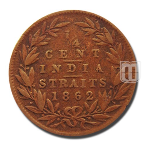 Quarter Cent | 1862 | KM 4 | R