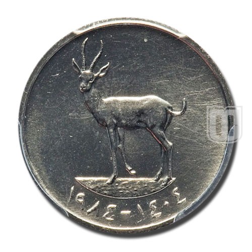 25 Fils | AH1404- 1984 | KM 4 | R