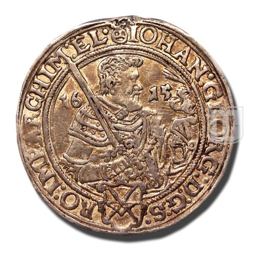 1/2 THALER | 1615 (swan) | KM 53   | R