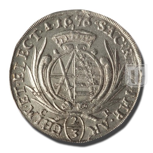 2/3 THALER (Gulden) | 1676 CR | KM 549 | R