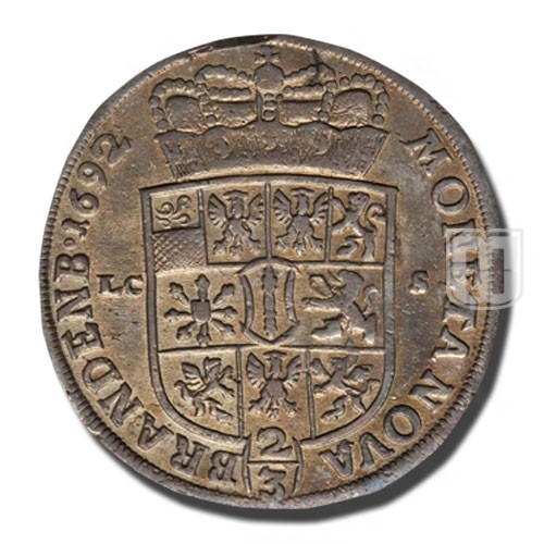 2/3 THALER (Gulden) | 1692 LCS | KM 556 | R