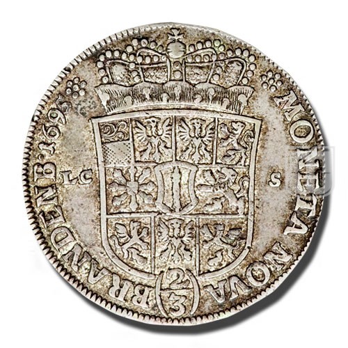2/3 THALER (Gulden) | 1695 LCS | KM 556 | R