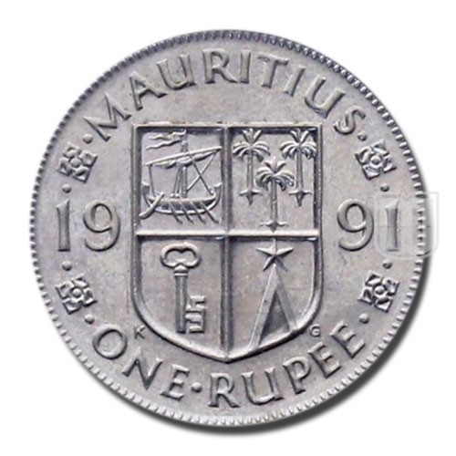Rupee | 1991 | KM 55 | R