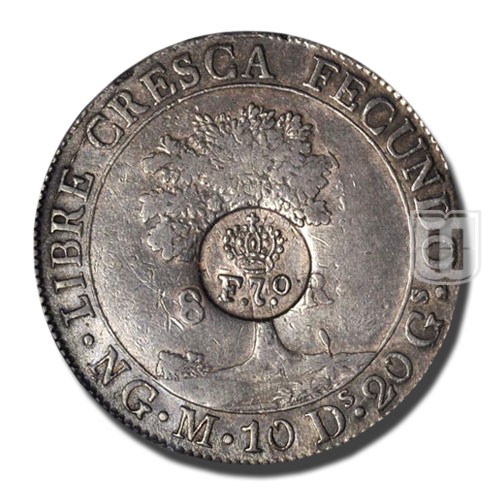 8 Reales | No Date (1832-34) | KM 55 | O