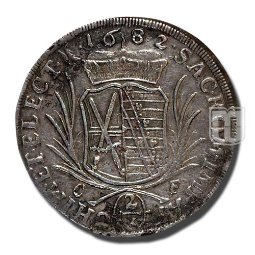 2/3 THALER (Gulden) | 1682 CF | KM 571 | R