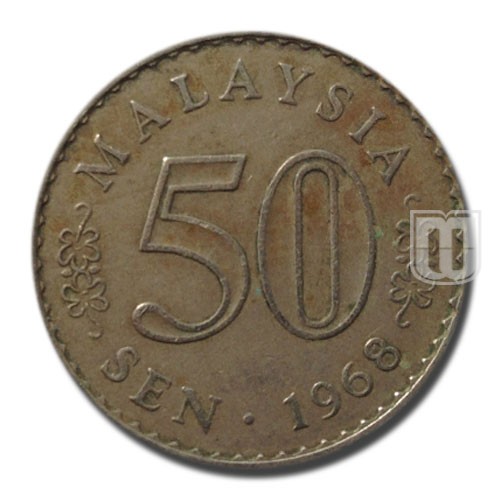 50 Sen | 1968 | KM 5.1 | O
