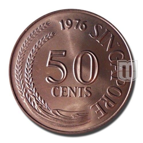 50 Cents | 1976 | KM 5 | O