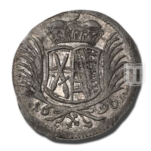 3 PFENNIGE | 1690 IK | KM 605 | O