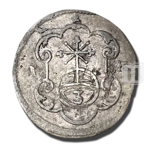 3 PFENNIGE | 1690 IK | KM 605 | R