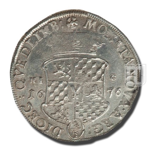 2/3 THALER (Gulden) | 1676 HIC | KM 62 | R