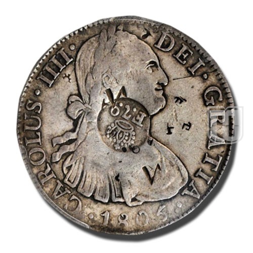 8 Reales | No Date (1832-34) | KM 63 | O