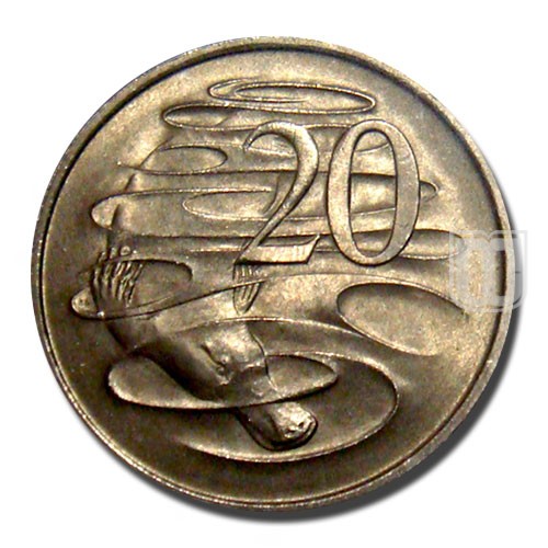 20 Cents 1966 KM 66 Coins Mintage World 20 Cents 1966 KM 66 Coins Mintage World