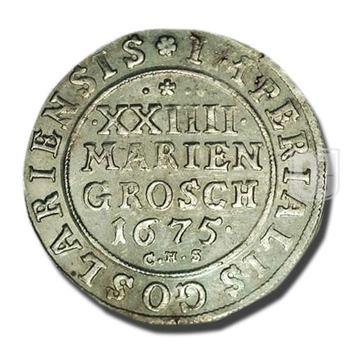 24 MARIENGROSCHEN (2/3 Thaler) | 1675 CHS | KM 69 | R