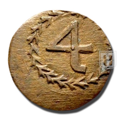 1/2 KREUZER (4 Heller) | ND(1620-22) | KM 6 | R