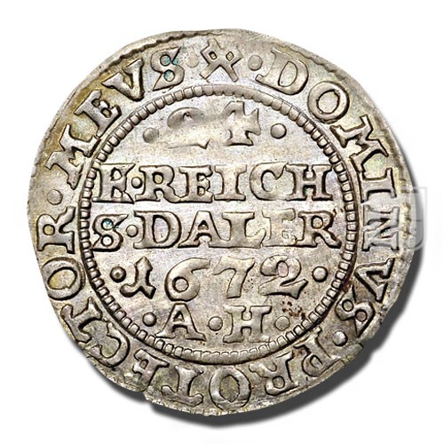 1/24 Thaler (Groschen; 2 Schilling) | 1672 AH | KM 76 | R