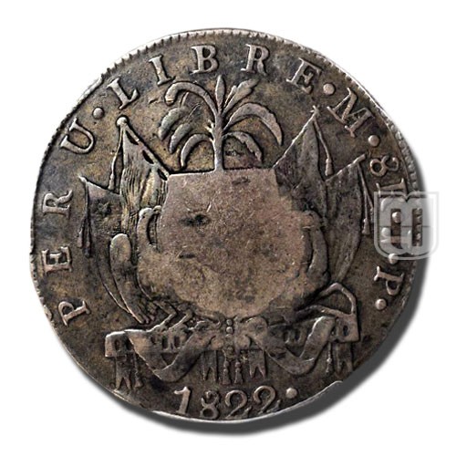 8 Reales | No Date (1832-34) | KM 80 | R