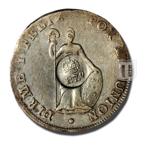 8 Reales | No Date (1832-34) | KM 82 | O