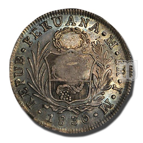 8 Reales | No Date (1832-34) | KM 83 | R