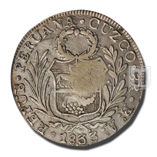 8 Reales | No Date (1832-34) | KM 84 | R