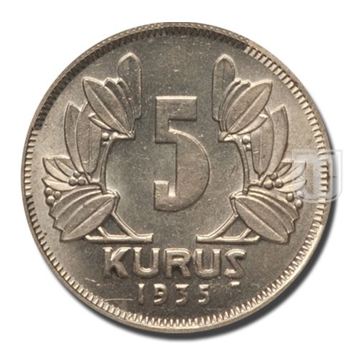 5 Kurus | 1935 | KM 862 | R