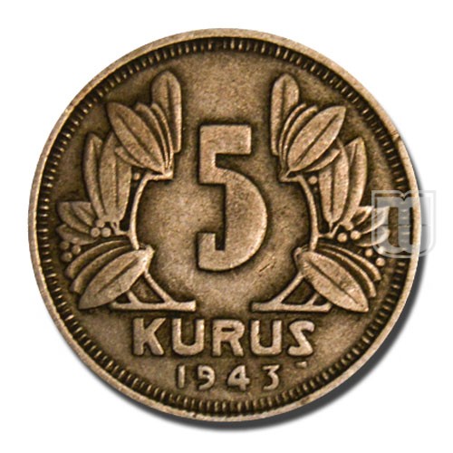 5 Kurus | 1943 | KM 862 | R
