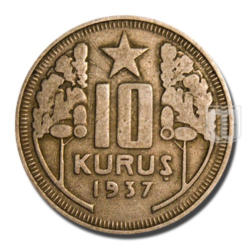 10 Kurus | 1937 | KM 863 | R