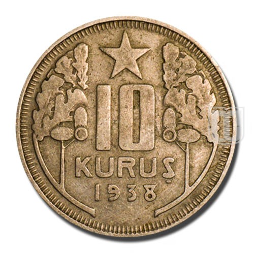 10 Kurus | 1938 | KM 863 | R