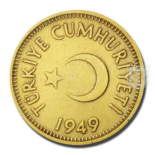 25 Kurus | 1949 | KM 886 | O