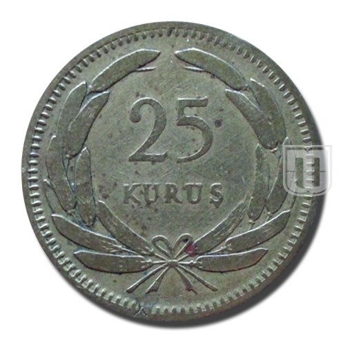 25 Kurus | 1949 | KM 886 | R